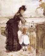 Berthe Morisot Balcony oil painting on canvas